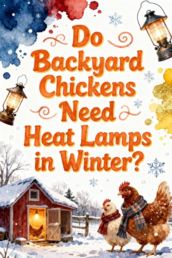 backyard chickens winter heating needs