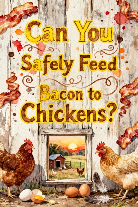 bacon safe for chickens