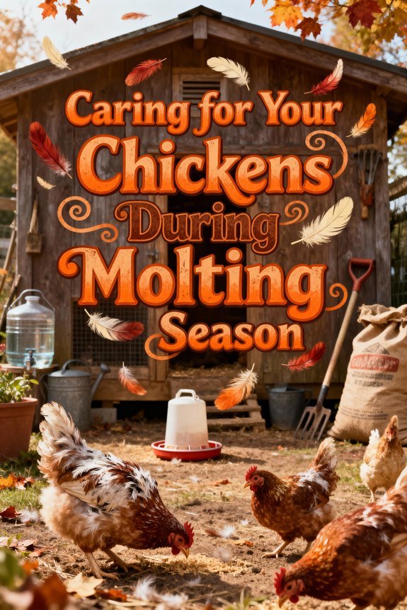 chicken care during molting