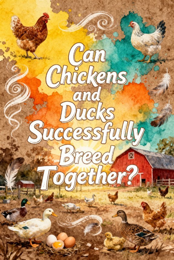chickens and ducks can t breed