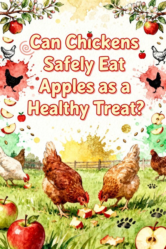 chickens can eat apples