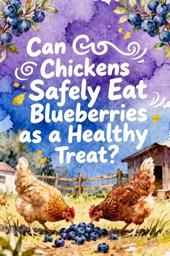 chickens can eat blueberries