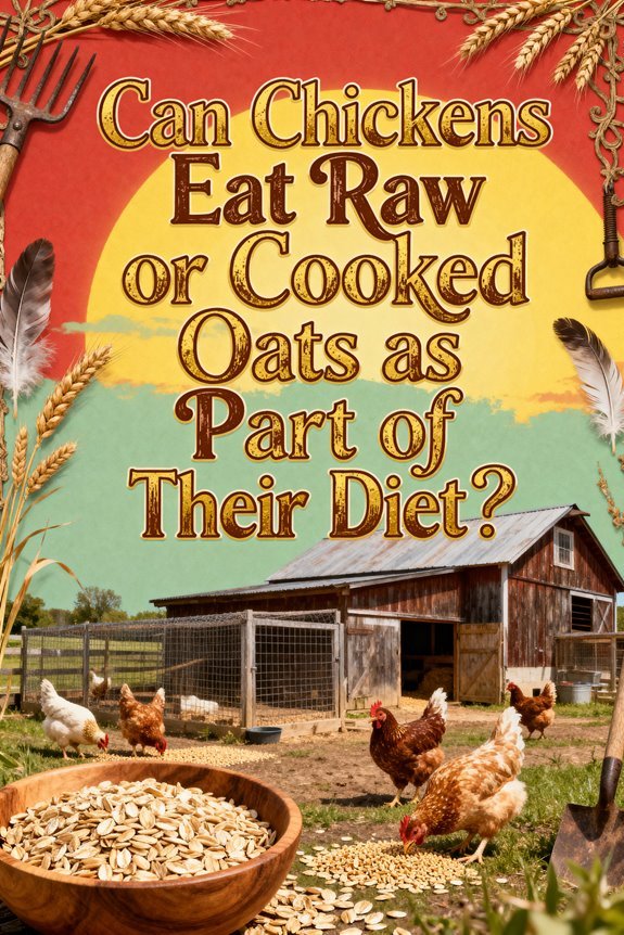 chickens can eat oats