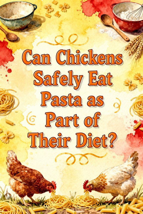 chickens can eat pasta