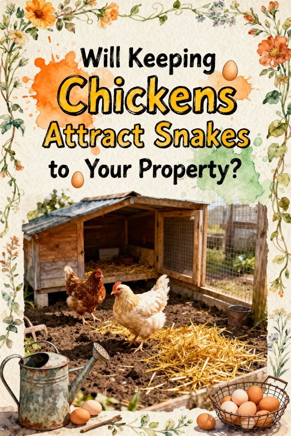chickens may attract snakes