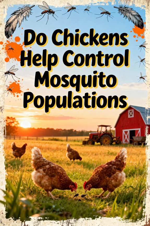 chickens reduce mosquito numbers