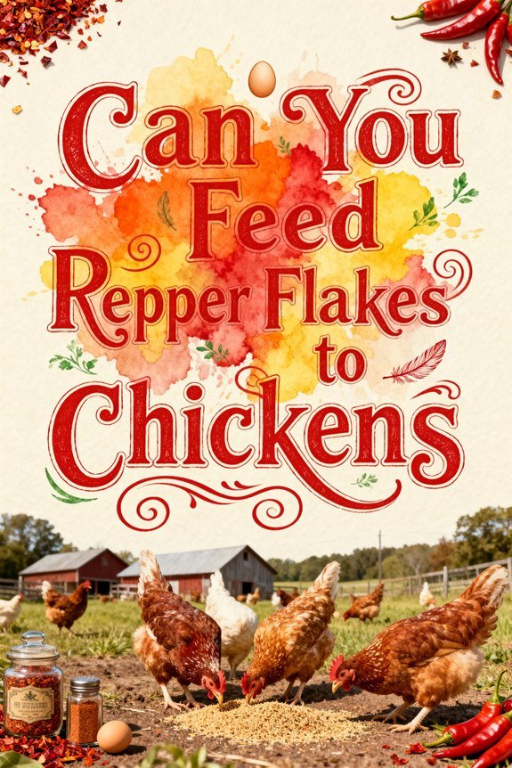 feeding chickens red pepper