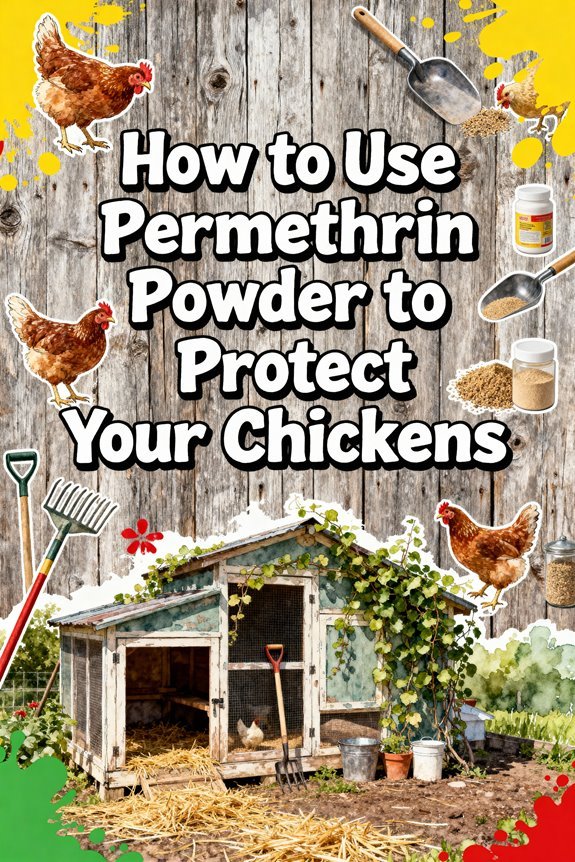 protect chickens with permethrin