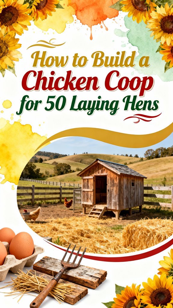 build chicken coop 50 hens