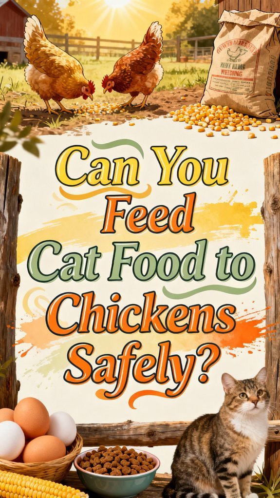 cat food safe for chickens