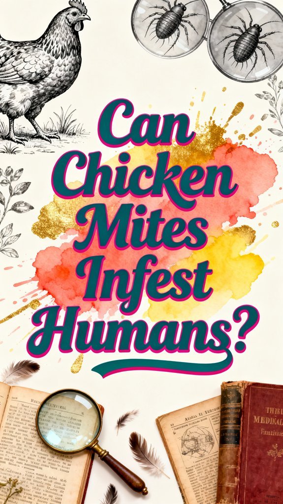 chicken mites can infest