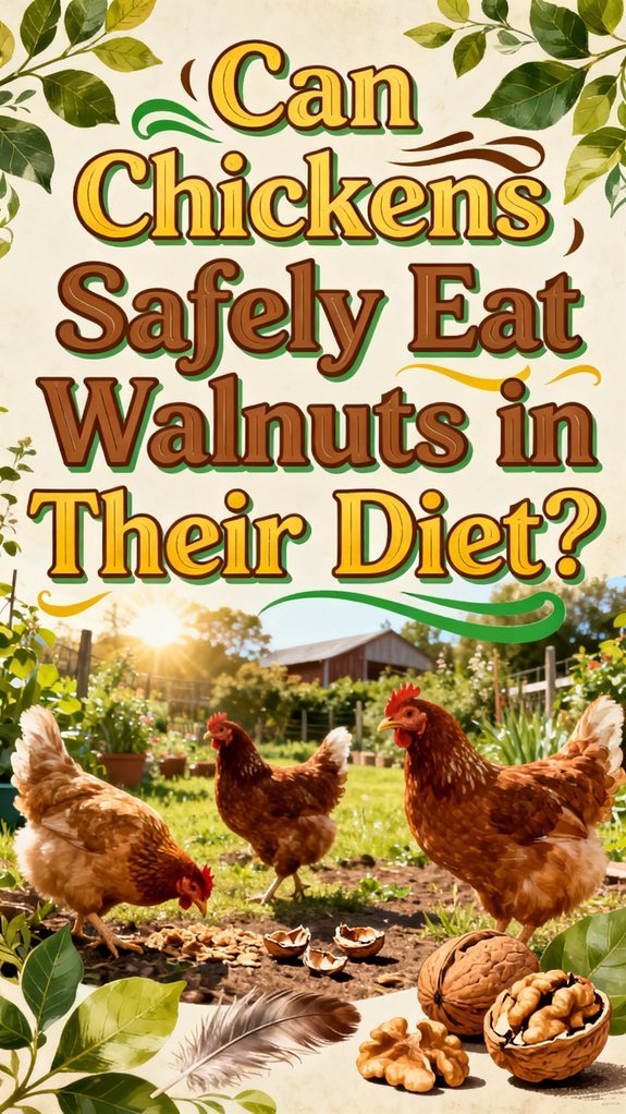 chickens and walnuts safety