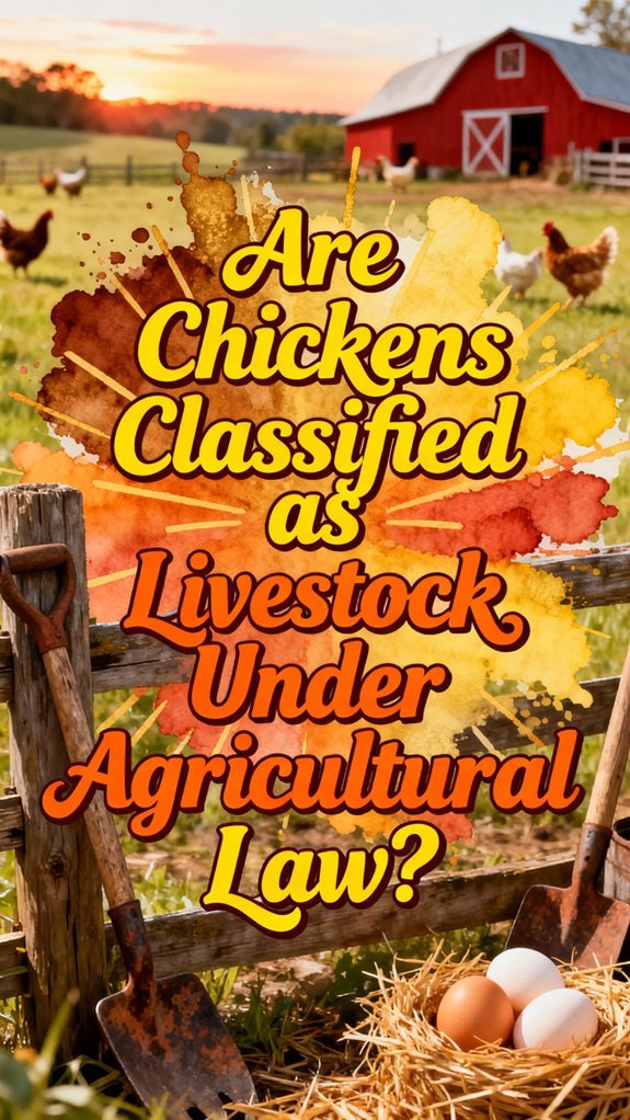 chickens as livestock classification