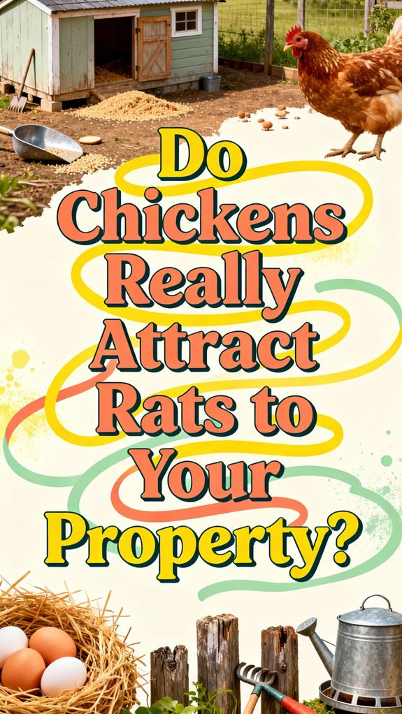 chickens attract rats outdoors