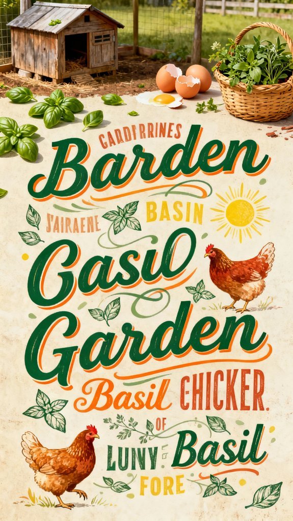 chickens can eat basil