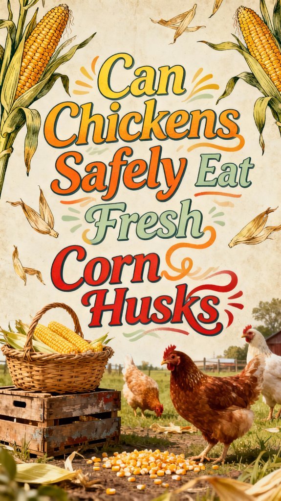 chickens can eat corn husks