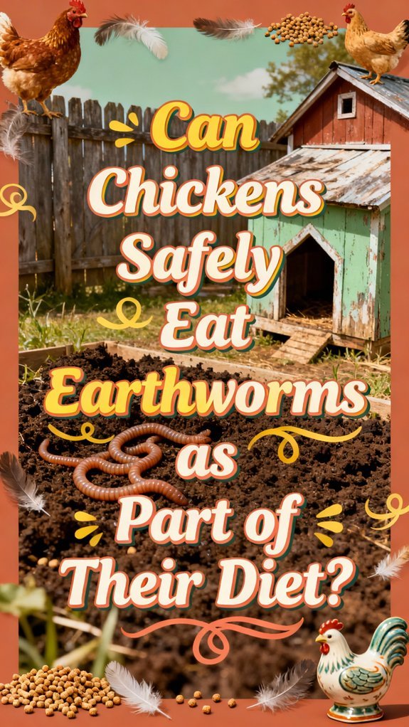 chickens can eat earthworms