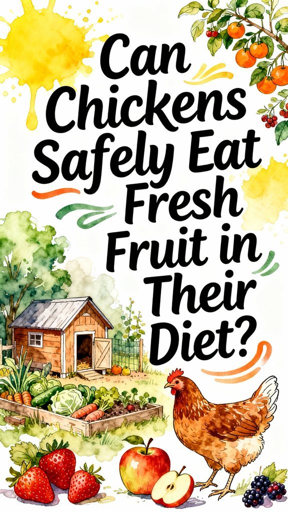 chickens can eat fruits