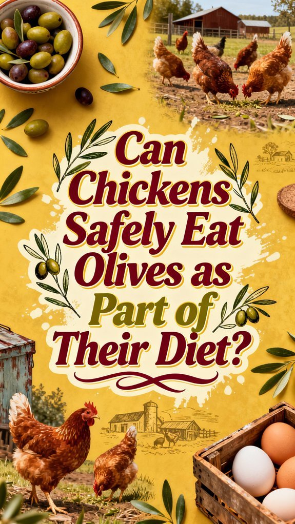 chickens can eat olives
