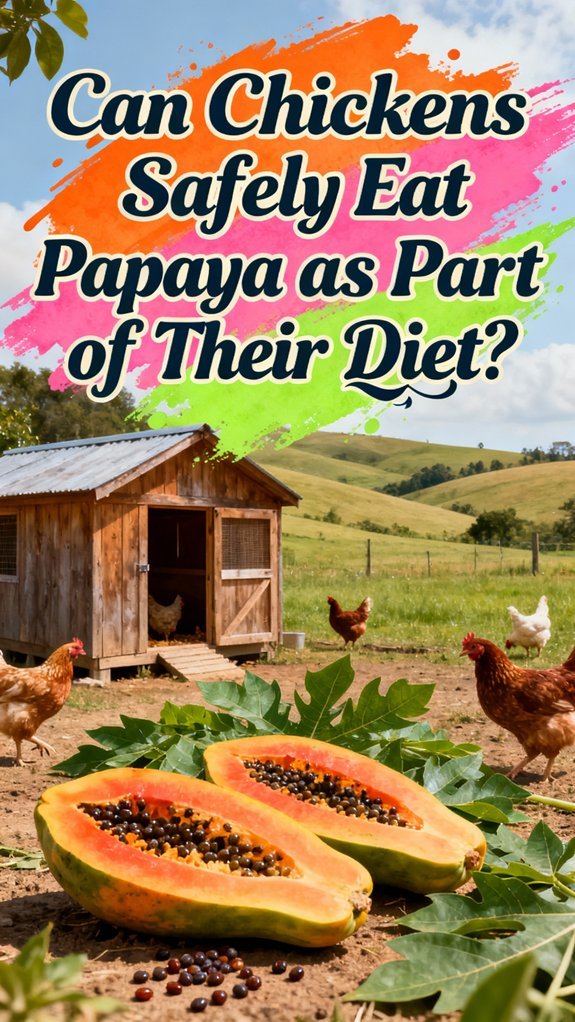 chickens can eat papaya