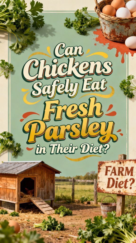 chickens can eat parsley