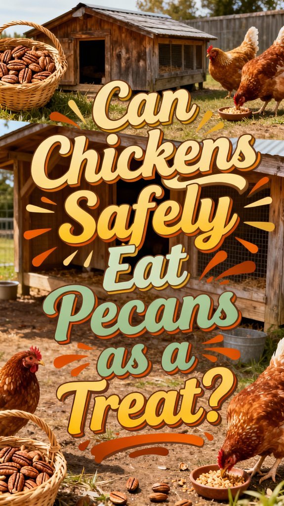 chickens can eat pecans