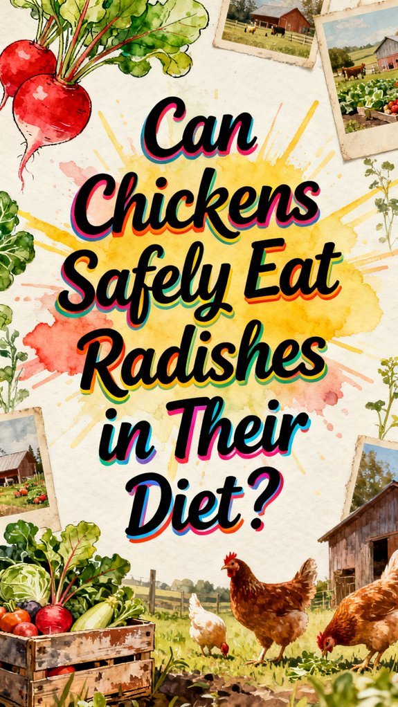 chickens can eat radishes safely