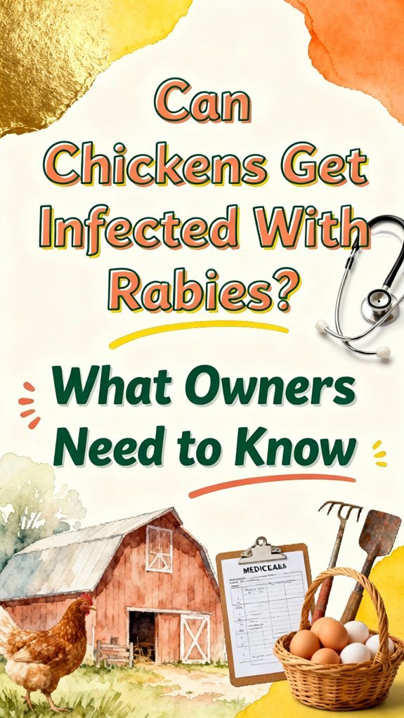 chickens cannot contract rabies