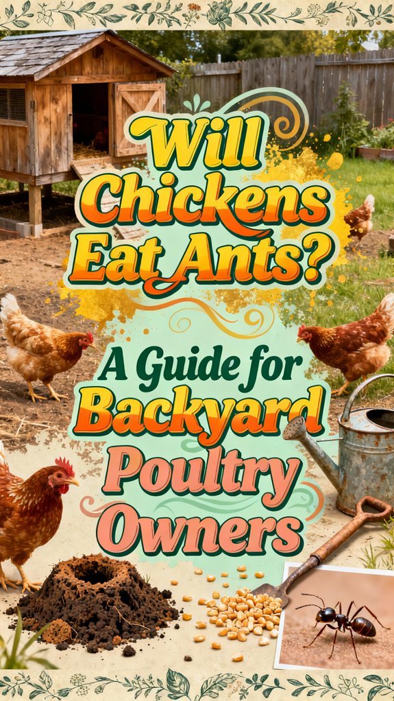 chickens diet includes ants