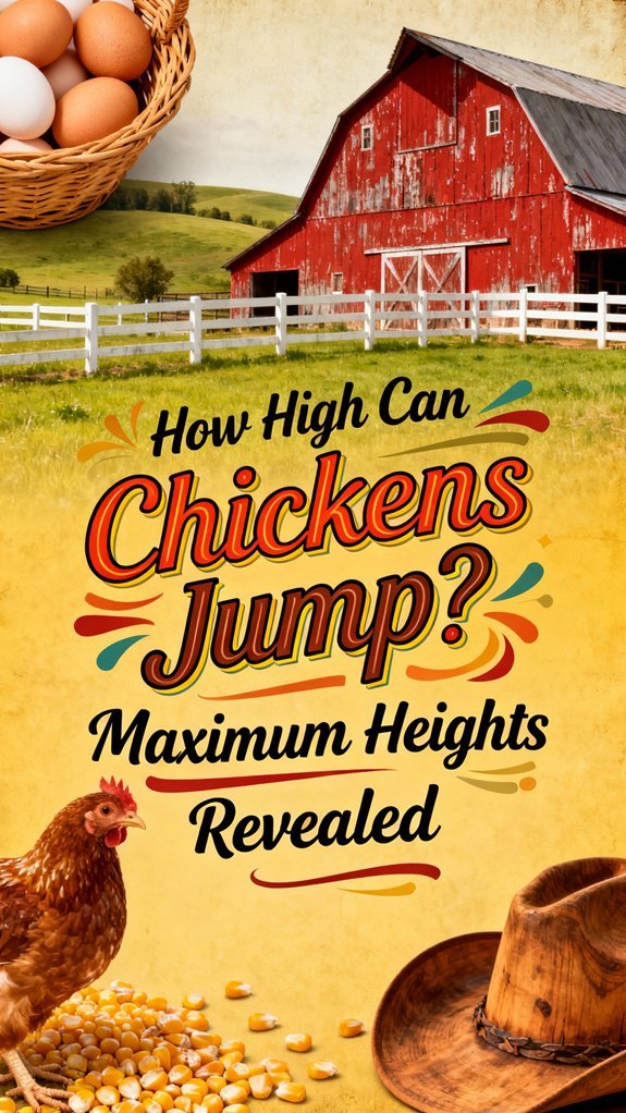 chickens jumping height limits