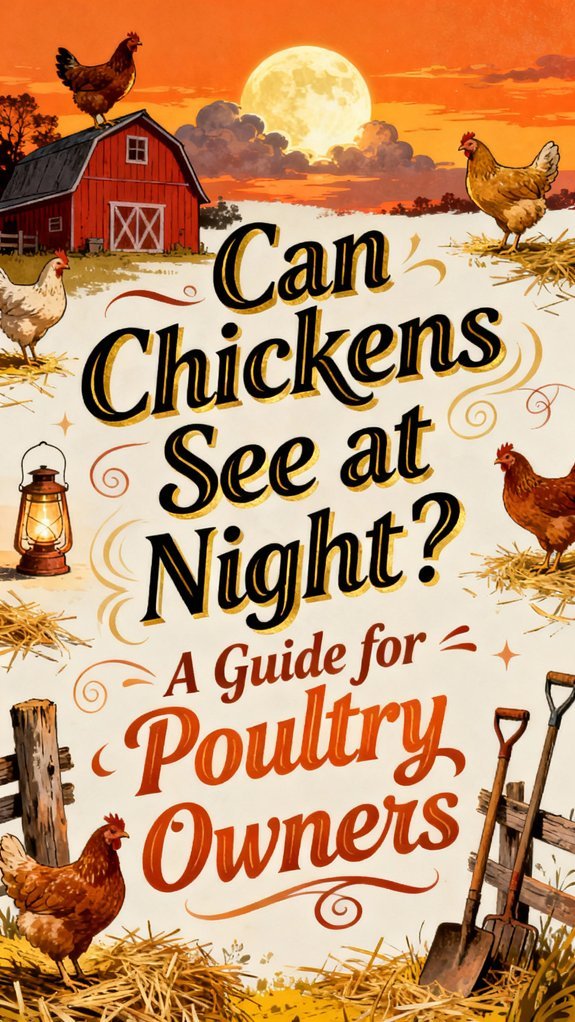 chickens night vision capabilities