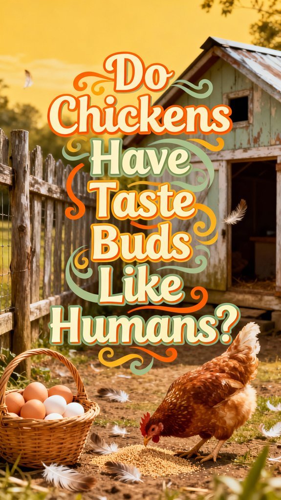 chickens possess taste buds