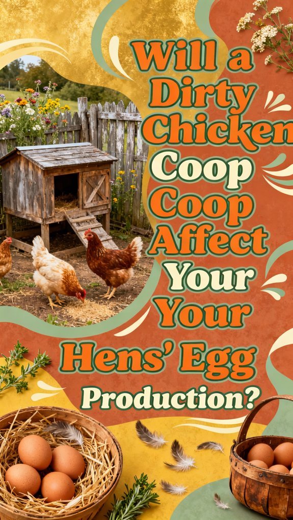 dirty coop impacts egg production