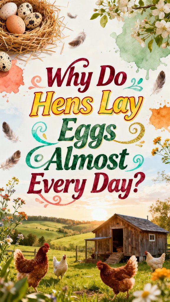 hens frequent egg laying behavior