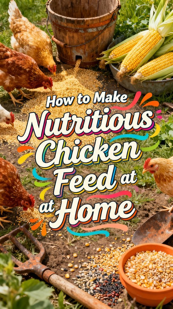 homemade nutritious chicken feed