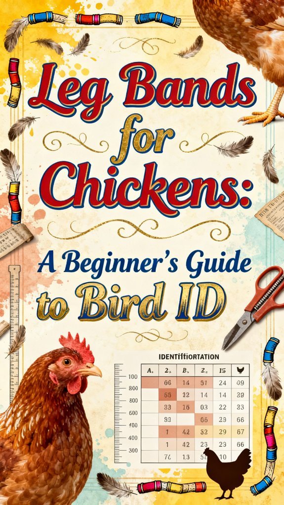 identifying chickens with bands