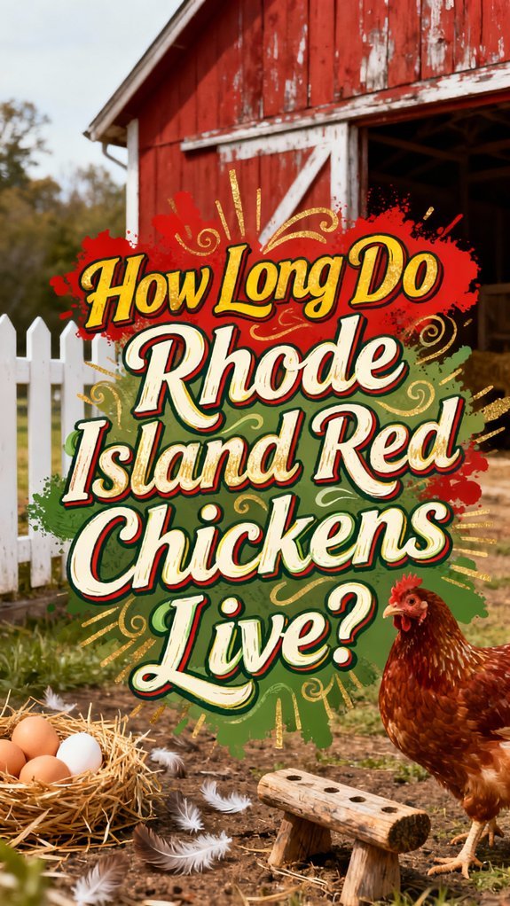 lifespan of rhode island reds