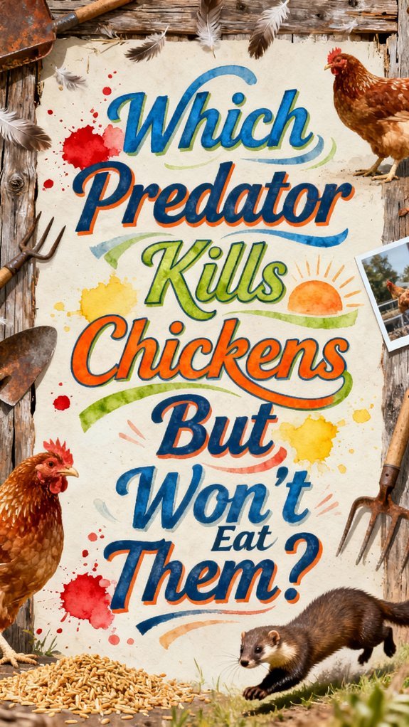 non eating chicken predator