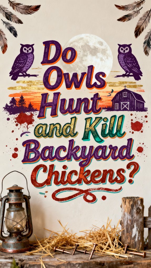 owls attacking backyard chickens