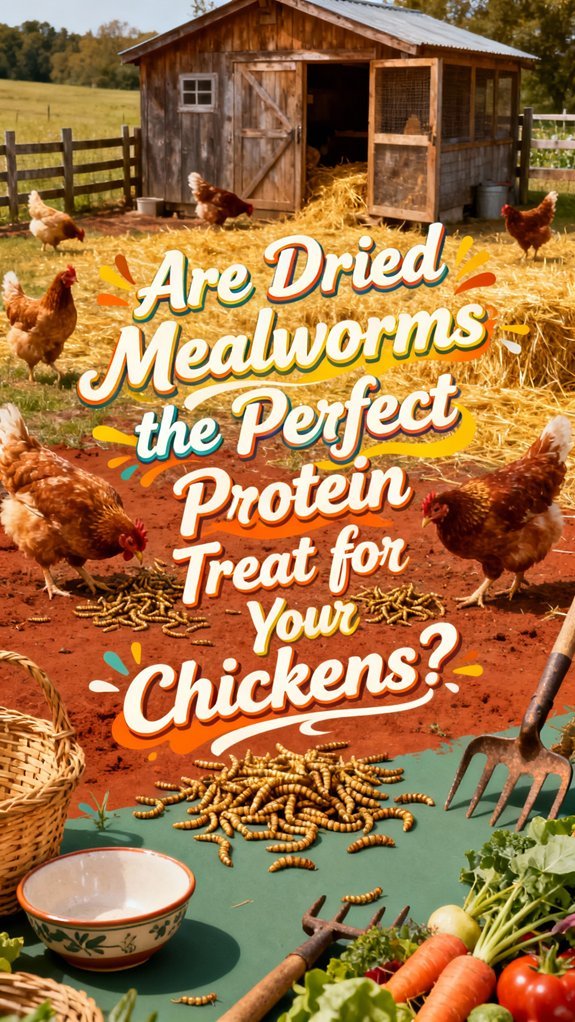protein rich treat for chickens