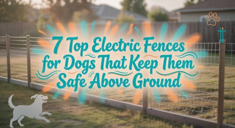 above ground dog containment solutions