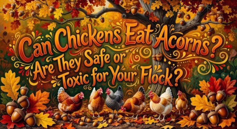 acorn safety for chickens