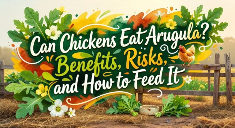 arugula for chickens
