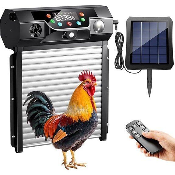 automated solar chicken door