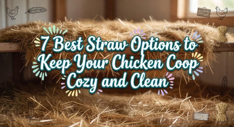 best chicken coop straw