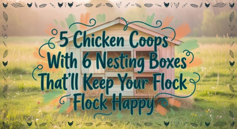best chicken coops six nests