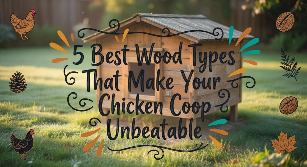 best wood types chicken coop