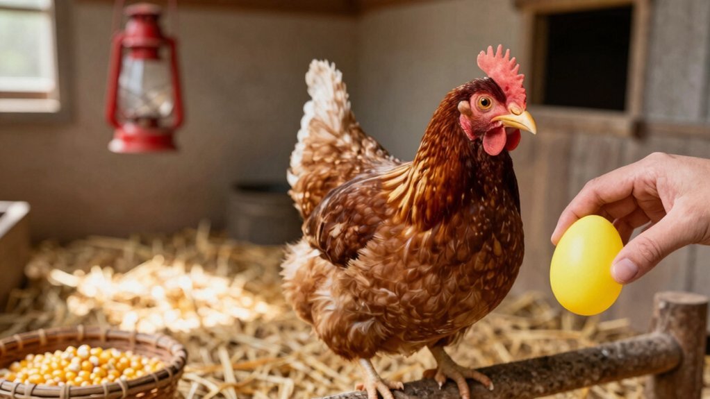 breaking broody hens quickly