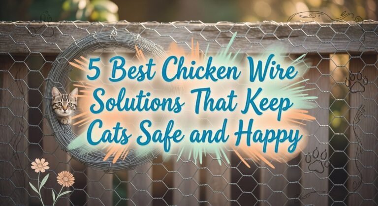 cat safe chicken wire solutions