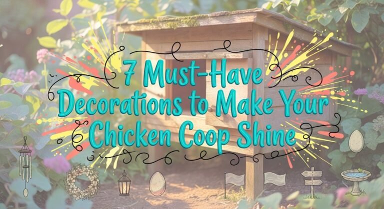 chicken coop decoration essentials